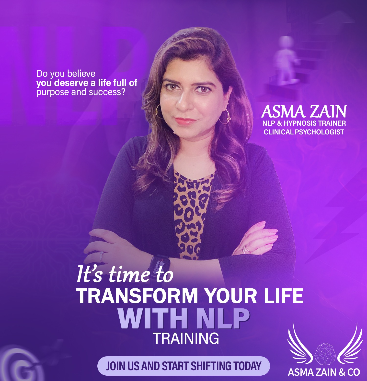Asma Zain - Mental Health Specialist - ABNLP - NLP