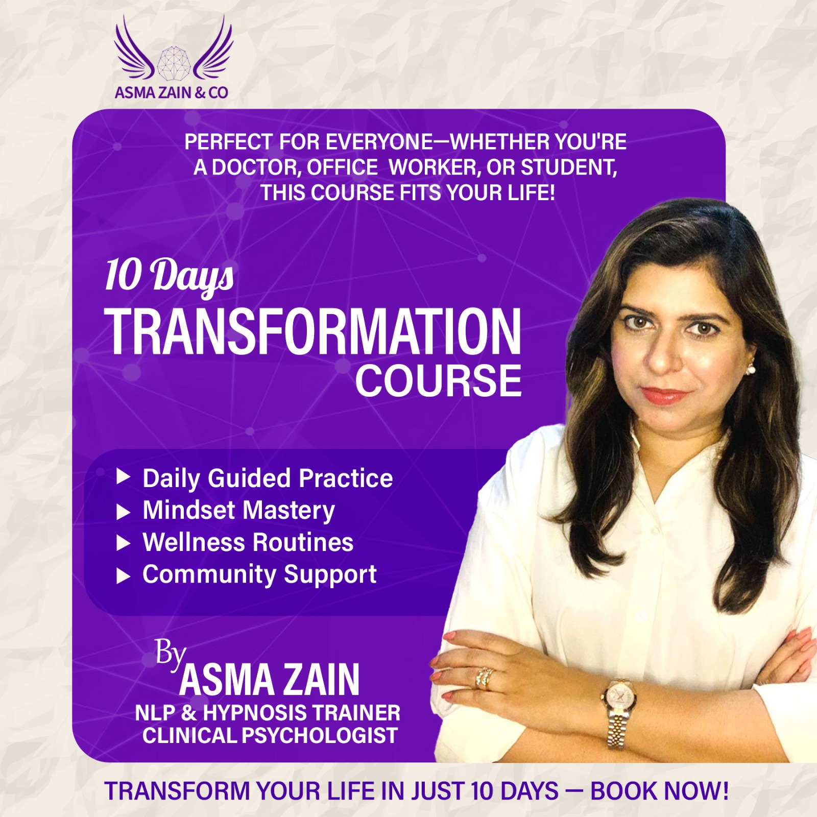Asma Zain - Mental Health Specialist - ABNLP - NLP