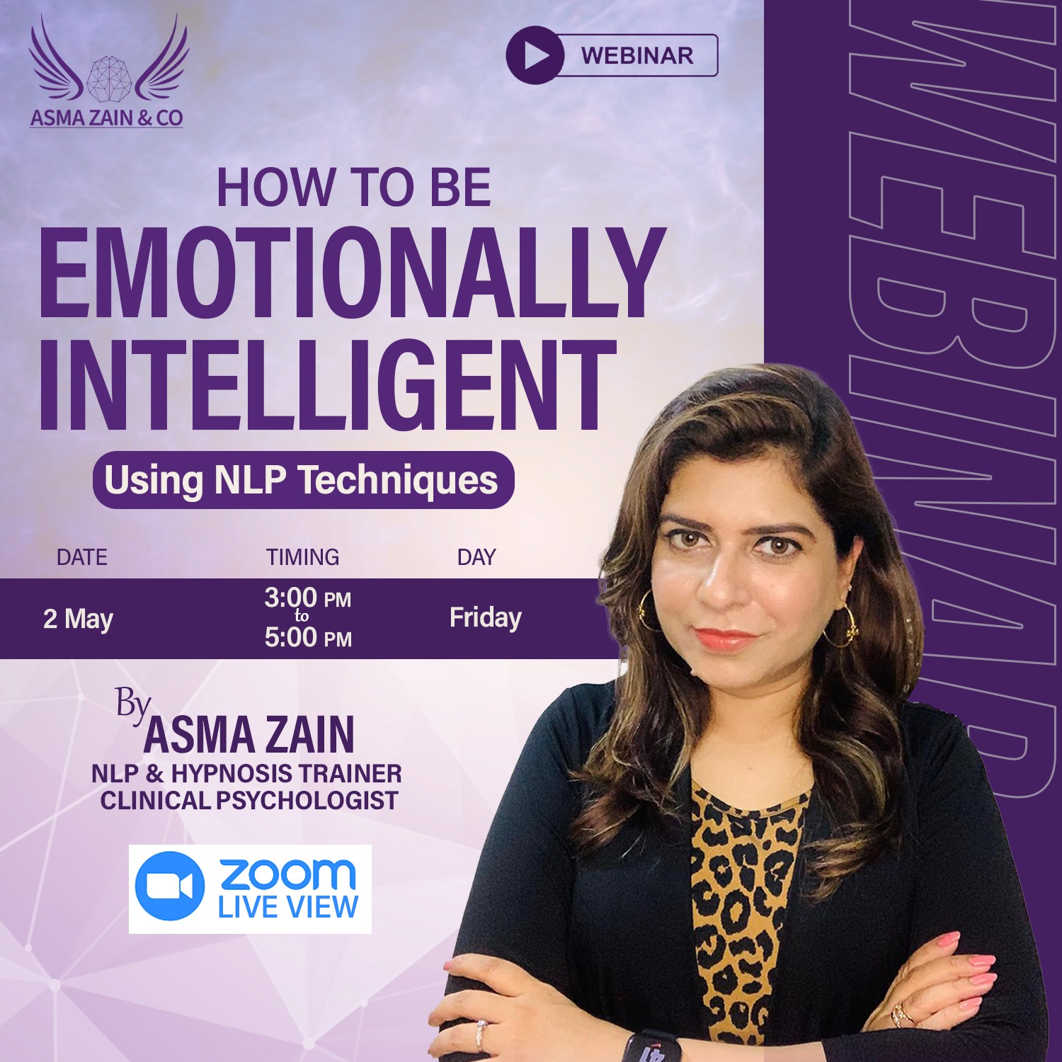 Asma Zain - Mental Health Specialist - ABNLP - NLP
