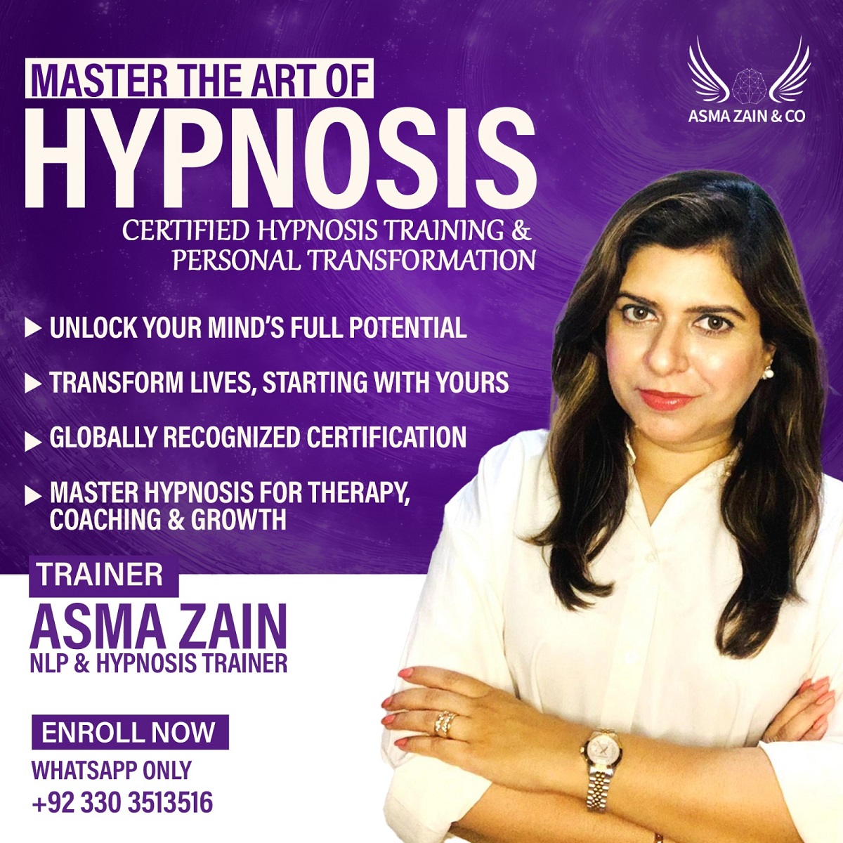 Asma Zain - Mental Health Specialist - ABNLP - NLP